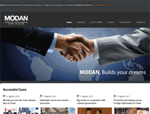 Tablet Screenshot of modanchina.com